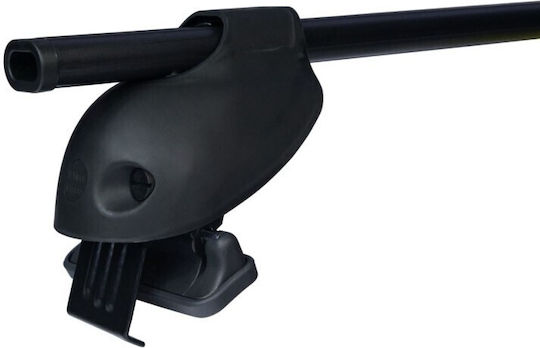 Cam Metallic Roof Bars Logico 110cm for Suzuki Wagon R+ 5D Set with Roof Rack Legs Black