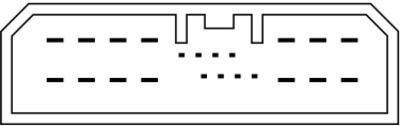 Electric Life Car Window Switch for Honda Civic 22pin Black