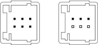 Electric Life Car Mirror Switch for Peugeot 207