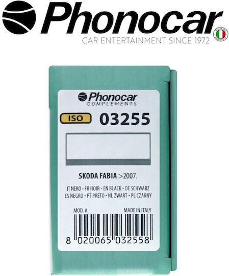 Phonocar DIN Fascia Panels 1 Din for Skoda Fabia 2007+