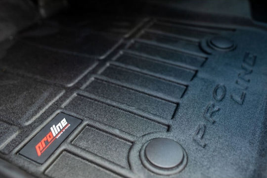 Frogum Set of Front and Rear Mats 4pcs for BMW X6 2007-2014 Black