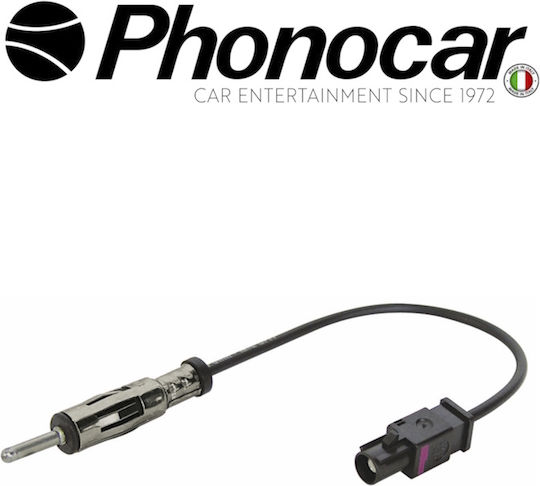 Phonocar Internal Car Antenna Adapter for Chrysler / Bmw / Citroen / Dacia / Dodge / Fiat / Jeep / Lancia / Land Rover / Mercedes Benz / Mini Cooper / Nissan / Peugeot / Renault