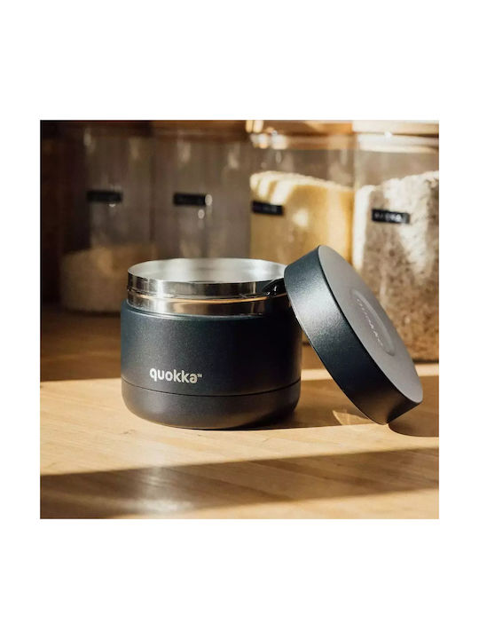 Quokka Inox Thermo Lunch Box Black 600ml