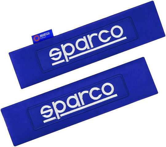 Sparco Μαξιλαράκια Ζώνης Αυτοκινήτου Μπλε 2τμχ