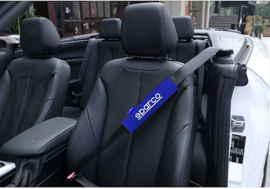 Sparco Μαξιλαράκια Ζώνης Αυτοκινήτου Μπλε 2τμχ