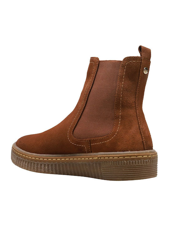 Mancose Suede Women's Ankle Boots Tabac Brown