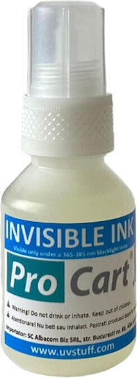 Invisible Uv Ink Cyan Security Marking Universal 50 Ml Bottle