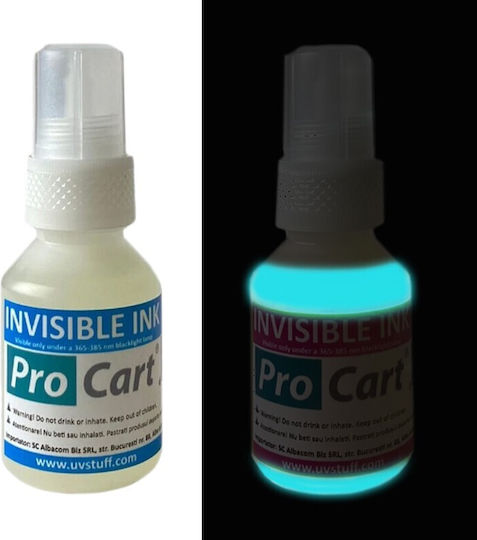 Invisible Uv Ink Cyan Security Marking Universal 50 Ml Bottle