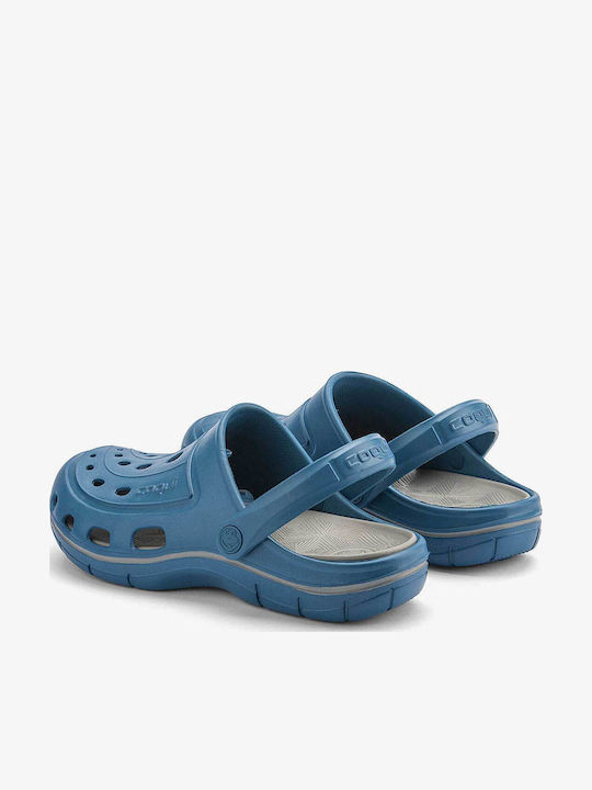 Coqui Jumper Herren Clogs Blau