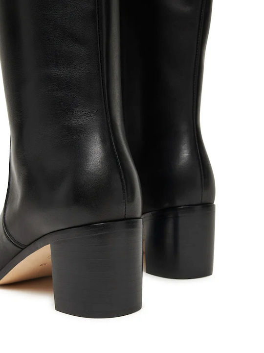 Leather Women's Boots Charly Bo Tal Black