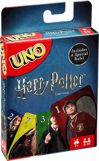 Board Game UNO Harry Potter for 2-10 Players 7+ Years Old (EN) Mattel