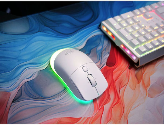 Cherry XTRFY M50 Ασύρματο RGB Gaming Ποντίκι 12000 DPI Λευκό