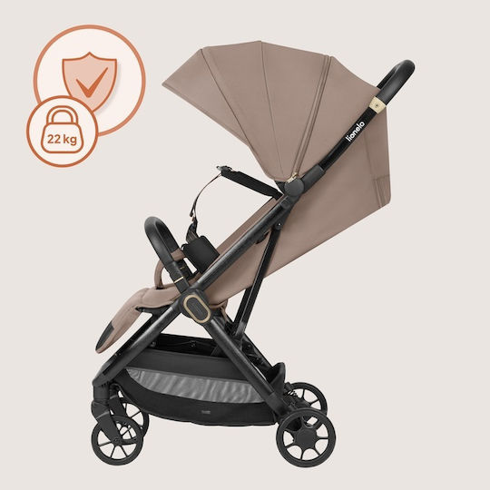 Lionelo Bess Baby Stroller Suitable for Newborn Beige Sand 7.5kg
