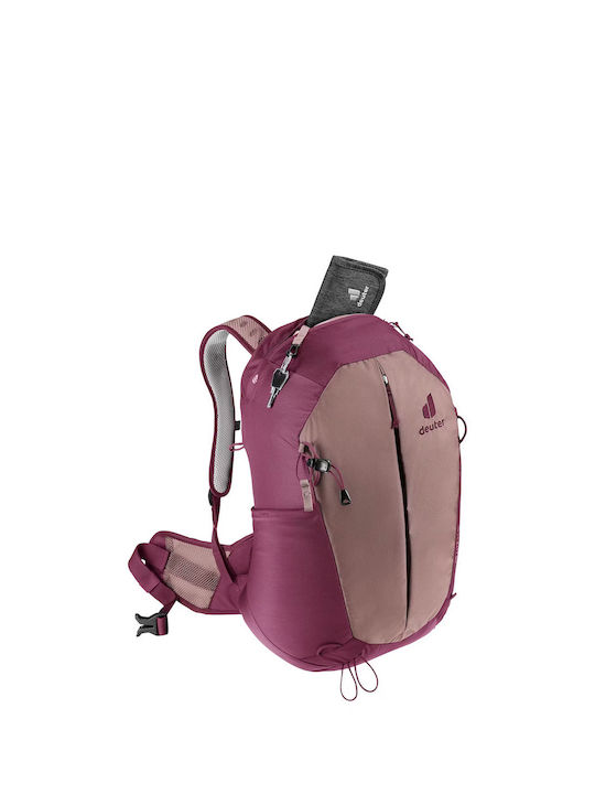 Deuter 21 Sl Ορειβατικό Σακίδιο 21lt Αδιάβροχο Ροζ Daypack