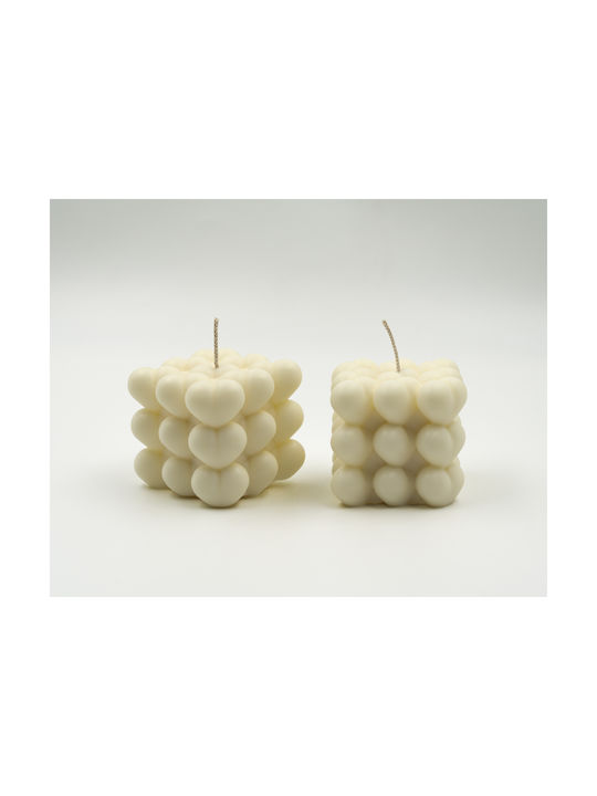 Ароматна соева свещ Love Cube Holiday Candy
