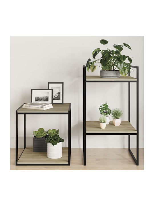 vidaXL Square Bookcase Shelf made of Particleboard 40x40x1.5cm 805176 4pcs