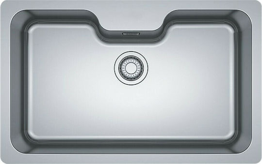 Franke Bell Bcx 110-75 Tl Υποκαθήμενος Inox Μ81xΠ51cm Ασημί Franke Bell Bcx 110-75 Tl Υποκαθήμενος Inox Μ81xΠ51cm Ασημί