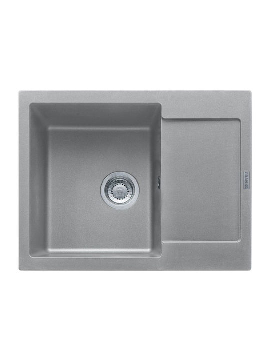 Franke Maris Mrg 611-62 1140564388 Drop-In Chiuvetă din Granit Sintetic L62xW50cm Piatră gri