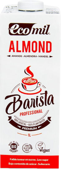 Ecomil Organic Almond Drink Barista No Added Sugar 1000ml