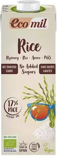 Ecomil Băutură Organică de Orez Fără Zahăr Adăugat 1000ml