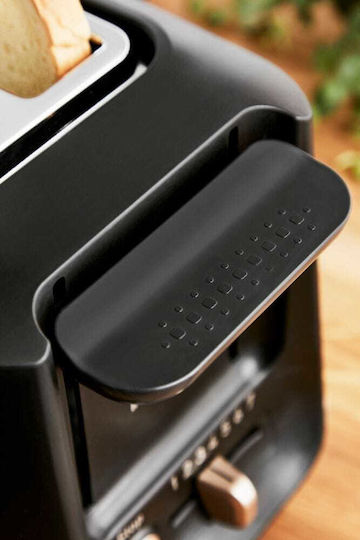 Tefal Φρυγανιέρα 2 Θέσεων 850W Μαύρη