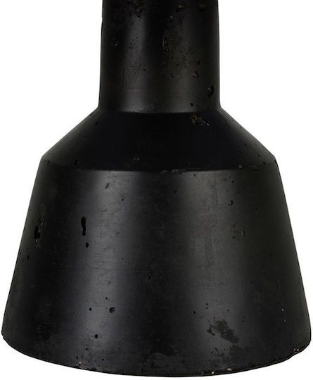 Ostaria Concrete Table Lamp for Socket E27 with Black Shade and Base