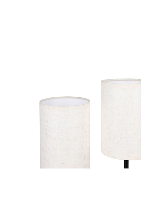 Ostaria Metal Table Lamp for Socket E14 with Black Shade and Base