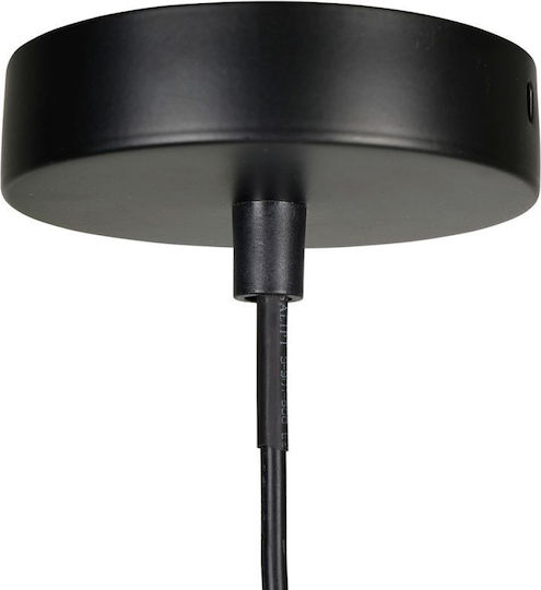 Ostaria Pendant Light Black with Rope for Socket E27