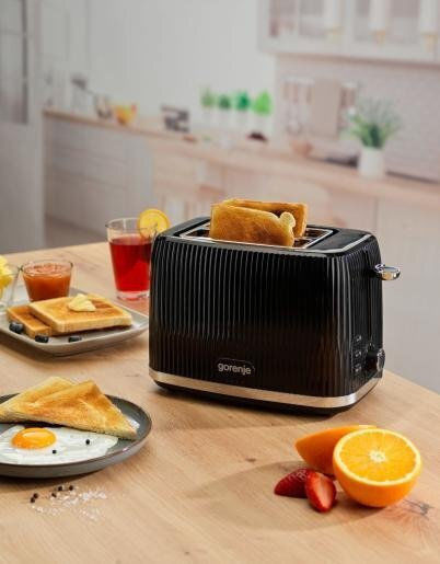 Gorenje Φρυγανιέρα 2 Θέσεων 850W Μαύρη