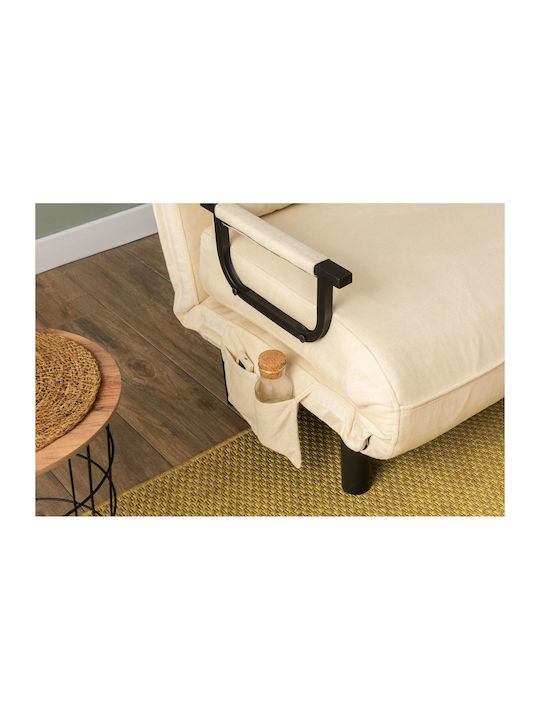 Sento Single Armchair Bed Cream 50x40x60cm