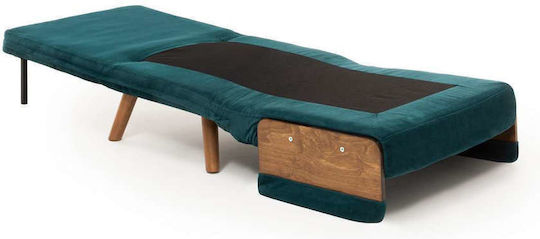 Cosmo Single Fotoliu Pat Petrol Green 70x42x65cm