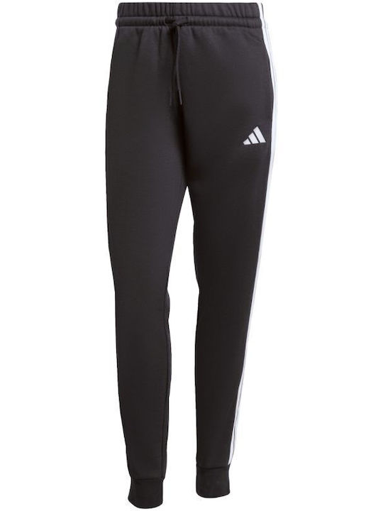 Performance Jogginghose Ausgestellt Vlies Schwarz