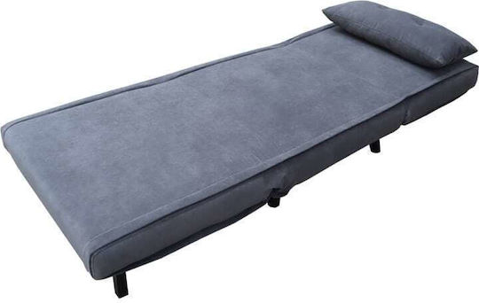 Josuane Schlafsessel Samt Gray 78x80x81cm