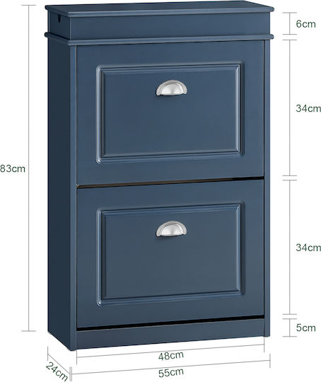 Eingangsmöbel mit Schrank 53x53x82cm