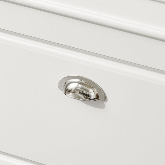 Entry Furniture with Bench White 60x24x51cm