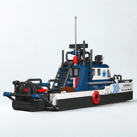 Mould King Τουβλάκια Police Boat για 8+ Ετών 413τμχ