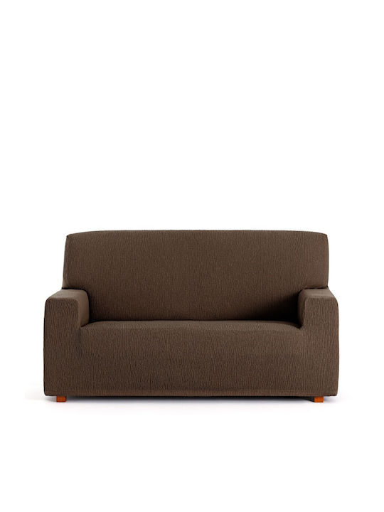 Eysa Еластичен Калъф За 2-местен диван C/7 Brown 140εκ. 1бр F721497