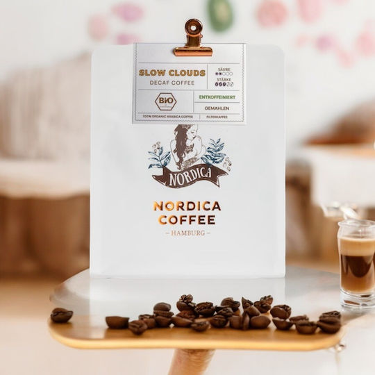 Nordica Coffee Cafea Espresso Decafeinizat Arabica Peru Măcinat 250gr