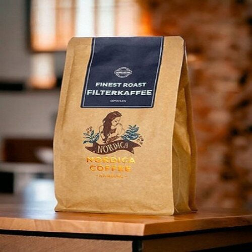 Nordica Coffee Espresso Kaffee Brasilien Gemahlen 500gr