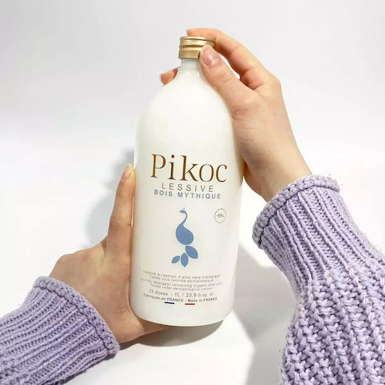 Pikoc Lichid Detergent pentru Sensibil, Culori & Alb Haine 1lt (30 Cupe de măsurare)