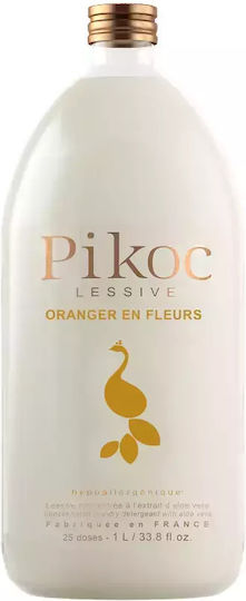 Pikoc Liquid Detergent for Sensitive, Coloreds & Whites Clothes 1lt (30 Measuring Cups)