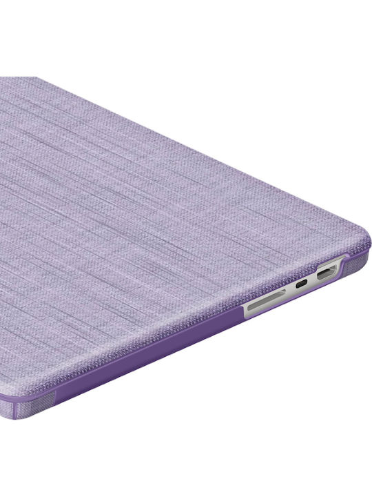 Avizar Macbook Pro 16" Stoffhülle Faltbarer Magnetischer Ständer Lavendel