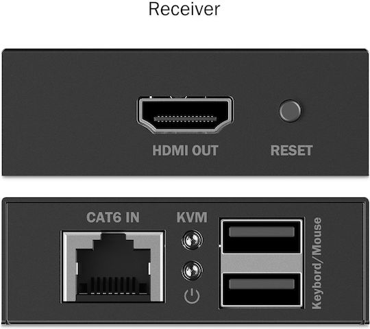 Digitus Ds-55357 Hdmi Kvm Extender Set 4k/30hz Black