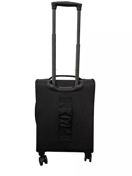 Newcom Travel Suitcases Fabric Yellow with 4 Wheels Set of 3 Pieces