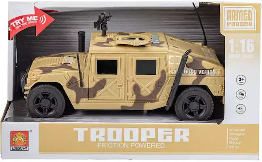 Gounaridis Toys Car 1:16 Military Pull Back For 3+ Years Old