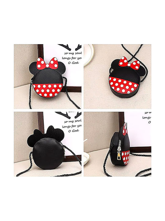 Kourk Kids Bag Shoulder Bag Black 10cmx4cmx10cmcm