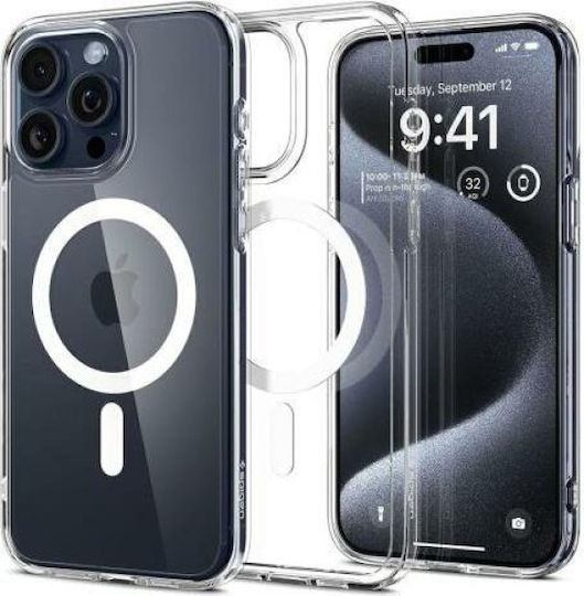 Spigen Ultra Hybrid MagFit Back Cover Πλαστικό 2mm Λευκό (iPhone 15 Pro)