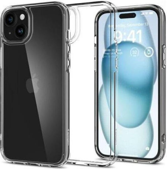 Spigen Ultra Hybrid Back Cover Πλαστικό 2mm Crystal Clear (iPhone 15)