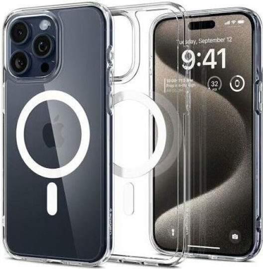Spigen Ultra Hybrid MagFit Back Cover Πλαστικό 2mm Λευκό (iPhone 15 Pro Max)