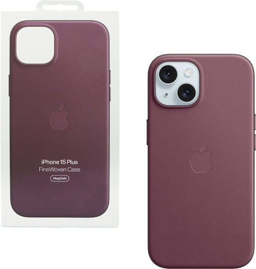 Apple Finewoven Back Cover Tesatura Mulberry (iPhone 15 Plus / 16 Plus)